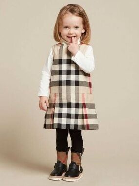 Burberry 'Dawny' Check Print
Sleeveless Dress Size 4